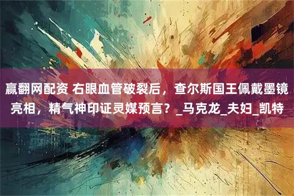 赢翻网配资 右眼血管破裂后，查尔斯国王佩戴墨镜亮相，精气神印证灵媒预言？_马克龙_夫妇_凯特